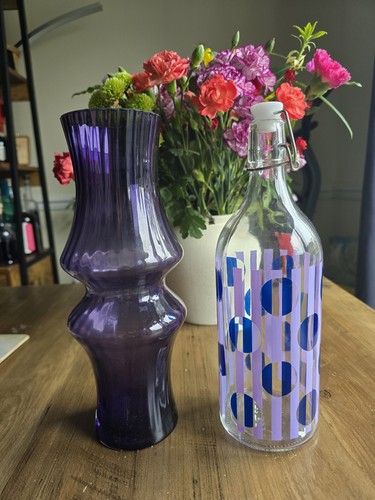 Glass bottle oil - oil, and