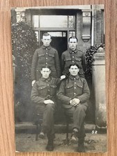 Vintage Postcard, WW1, Soldiers, Royal Welsh Fusiliers, Hughes Family, Conwy