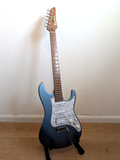 Ibanez Prestige AZ2204 ICM (Ice Blue Metallic) Electric Guitar with Hard Case