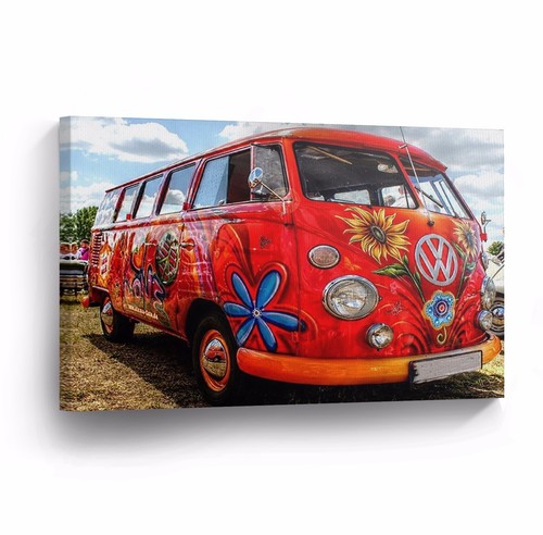 Canvas wall art photo - canvas, vw