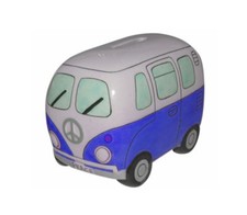 CERAMIC CAMPER VAN MONEY BOX