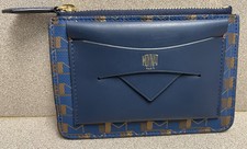 MOYNAT Paris Blue Leather Card