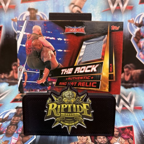 The rock wwe topps slam - the,