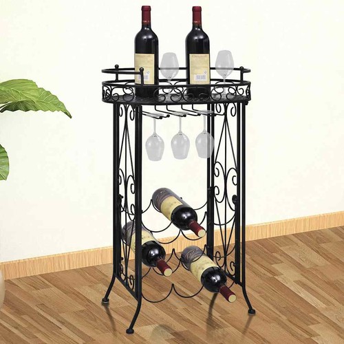 Metal wine rack floor - metal, standing