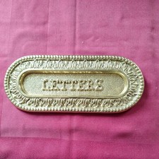 Solid Brass Letter Box Vintage