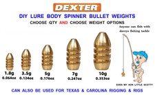 DIY SPINNER BRASS LURE BODIES
