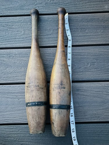 Pair antique wooden indian - antique,