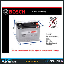 Battery fits MG MG TF MG HS MG