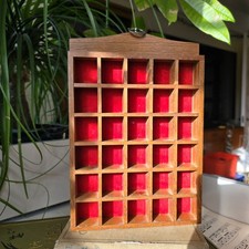 Vintage Wooden Thimble Curio