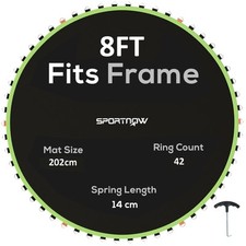 SPORTNOW Trampoline Mat
