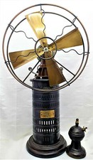 Steampunk Functional Stirling Engine Steam Powered Air Kerosene Fan Decor