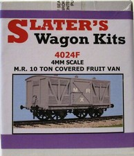 Slaters 4024F 4mm Scale M.R. 10 Ton Covered Fruit Van Plastic Kit 00 Gauge T48Po