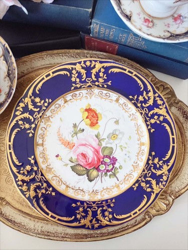 Antique coalport dessert - coalport,