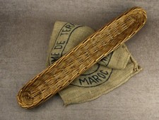 Vintage French Boulangerie Baguette Basket