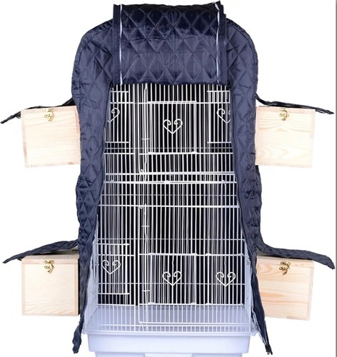 Large quilted bird cage - large,