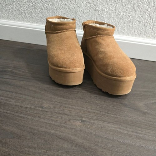 Woman short platform boots - platform,