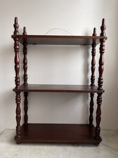 Antique Mahogany Wood 3 Tier