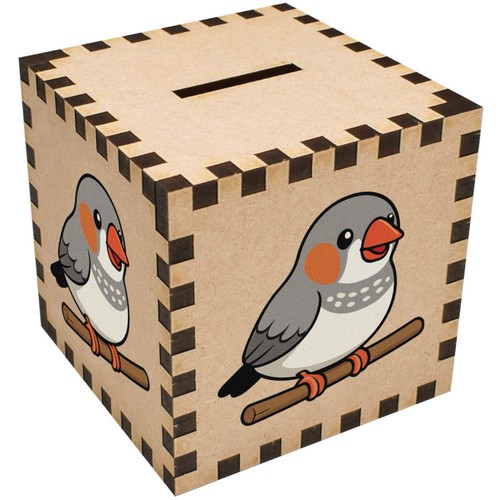 Zebra finch money box - 'zebra, finch'
