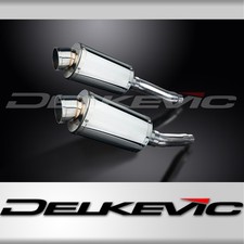 YAMAHA TRX850 1995-1999 225mm OVAL STAINLESS SILENCER EXHAUST KIT