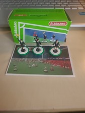Subbuteo 61107 Referee/Linesmen Figures Set. Boxed Excellent Condition