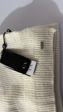 New Armani Exchange UNISEX SCARF  WITH PLATE  LOGO