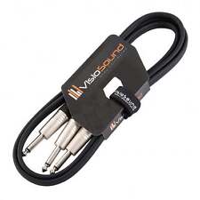 1.5m 6.35mm 1/4" Mono Jack Y