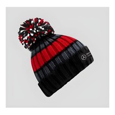 Mercedes Benz Trucks Knit Hat Winter Beanie Pom Pom Unisex Tricolor