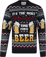kraftd Men's Christmas Jumper Ugly Long Sleeve Sweater | Knitwear Sweater
