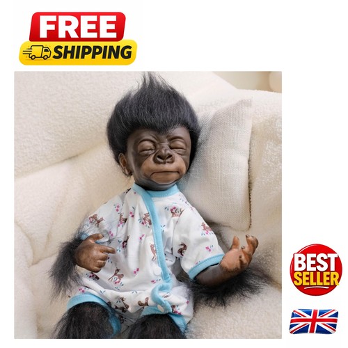 Realistic baby monkey doll - baby,