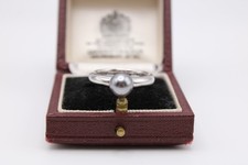 Ti Sento silver pearl ring