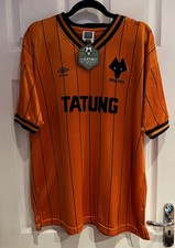 Wolverhampton Wanderers 1982-85 Home Shirt - XL - Retro Score Draw - 7 Hibbitt
