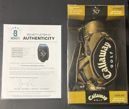 Arnold palmer signed auto mini - palmer,