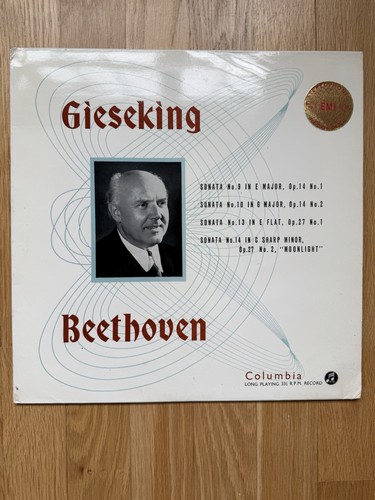 Gieseking beethoven sonatas - sonatas, uk