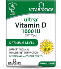Vitamin D Tablets 1000IU, Vitabiotics Ultra 