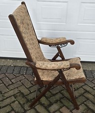 Antique Campaign Armchair