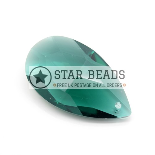 Teardrop faceted glass - teardrop,
