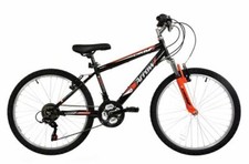 Dallingridge Arrow MTB Boys Hardtail Mountain Bike 24" Wheel Black Red