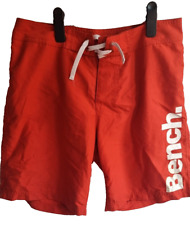 BENCH RED SWIM  SHORTS UK SIZE 32