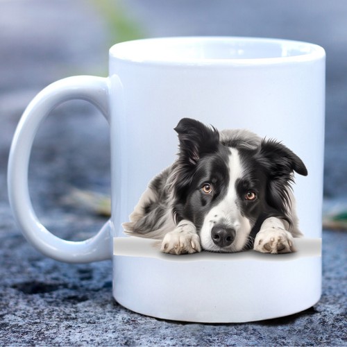 Pet dog mug - pet, watercolour