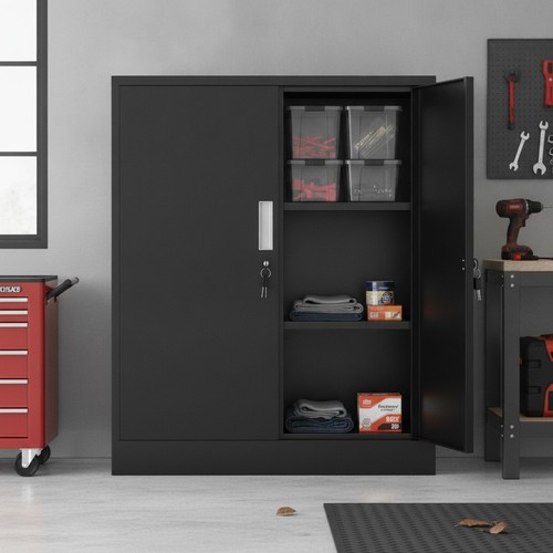 Metal storage cabinet lockable - storage,