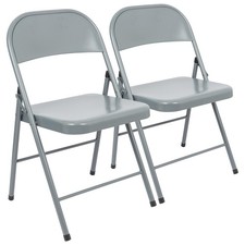 Metal Folding Chairs - Matt
