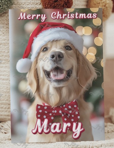 Golden retriever personalised - golden,