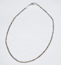 Sterling Silver Round Smoky