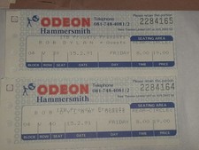 2× Bob Dylan Concert Tickets