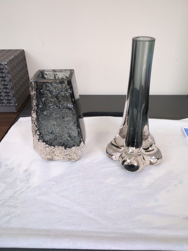 Whitefriars glass coffin - glass,