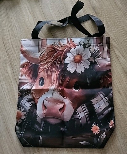 Highland cow tote bag - highland,