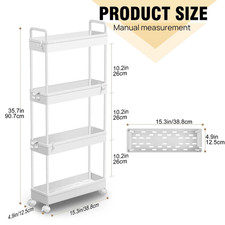 Kitchen Trolley Storage Rack