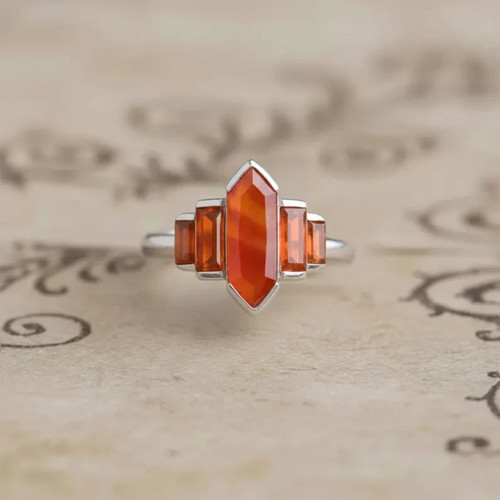 Carnelian gemstone 925 - carnelian,