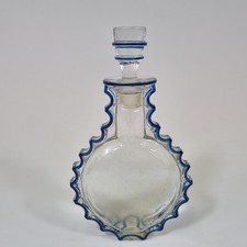 Vintage Lalique For Worth "Requete" Glass Scent Perfume Bottle 14cm High A/F