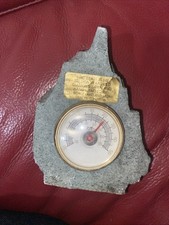 500 Million Years Old Slate Diamond Sawn Hand Crafted Thermometer ( Not Working